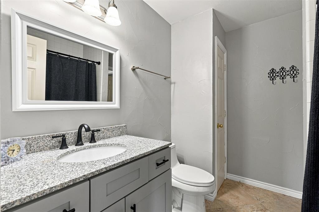 Full bathroom upstairs was updated.
