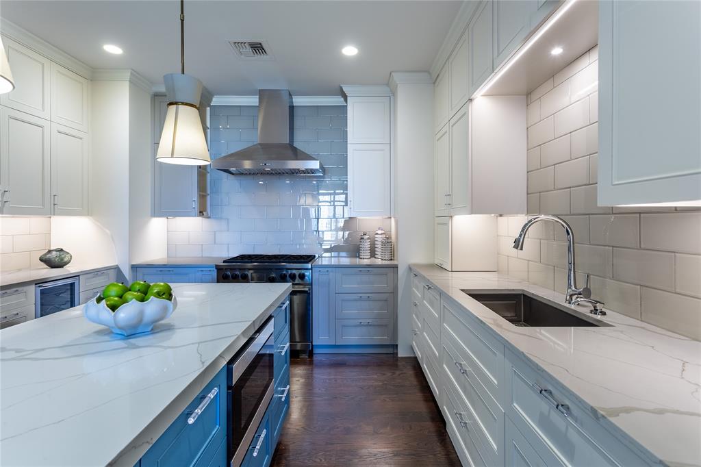 New fixtures, Kohler sink, & Bosch dishwasher.
