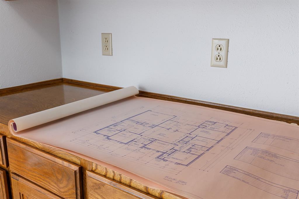 Original custom home plans l.cated in office