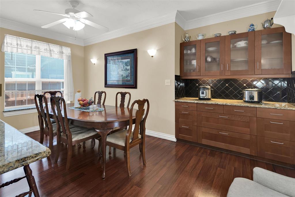 Wood-finish flooring throughout