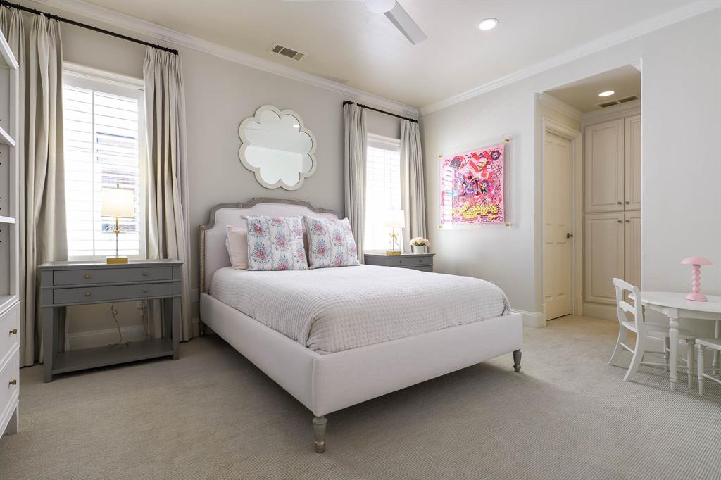 Ensuite bedroom with walk-in closet