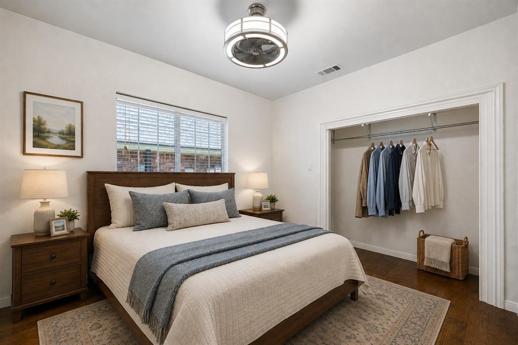 Bedroom - Virtually Satged