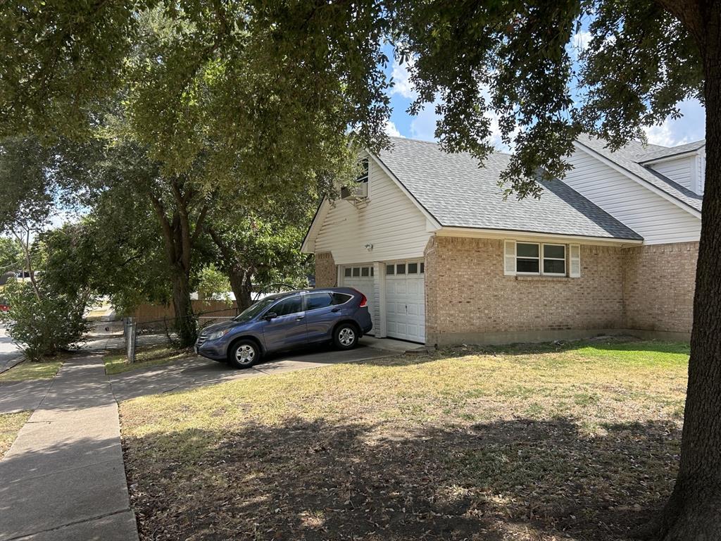 Side of home.  Garage on the side