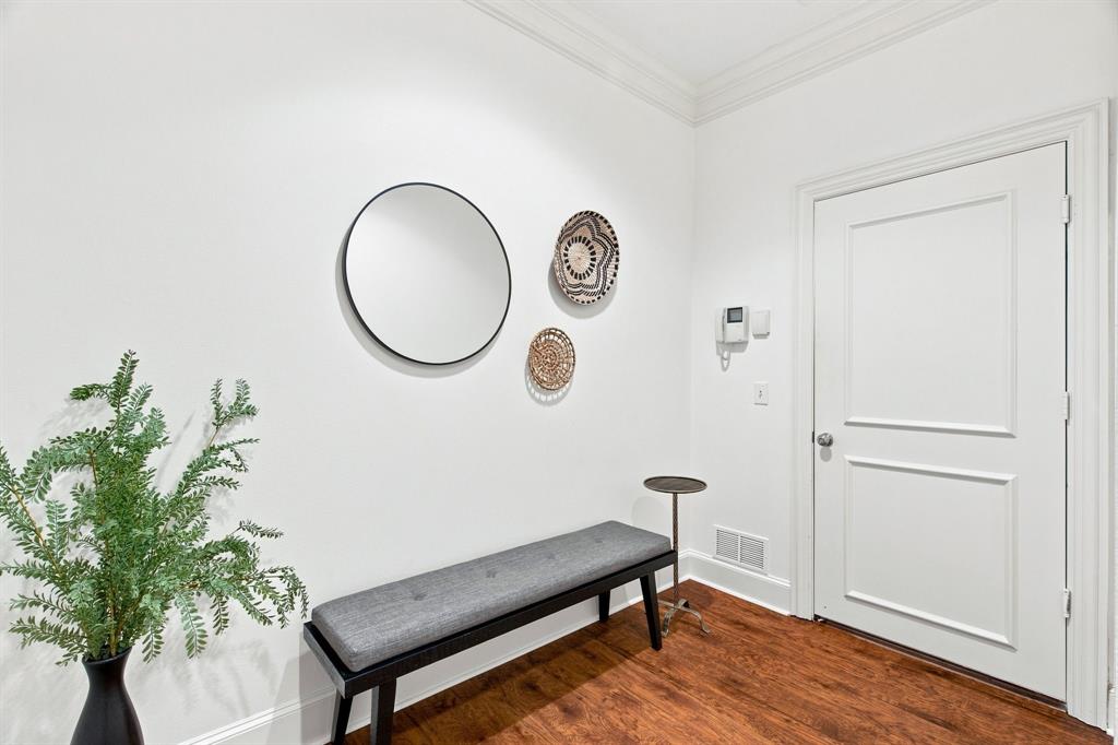 Entrance across from private elevator and guest access point.
