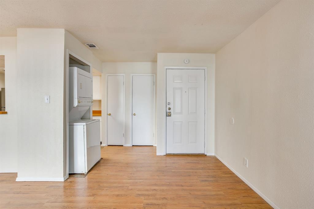 Looking at front door