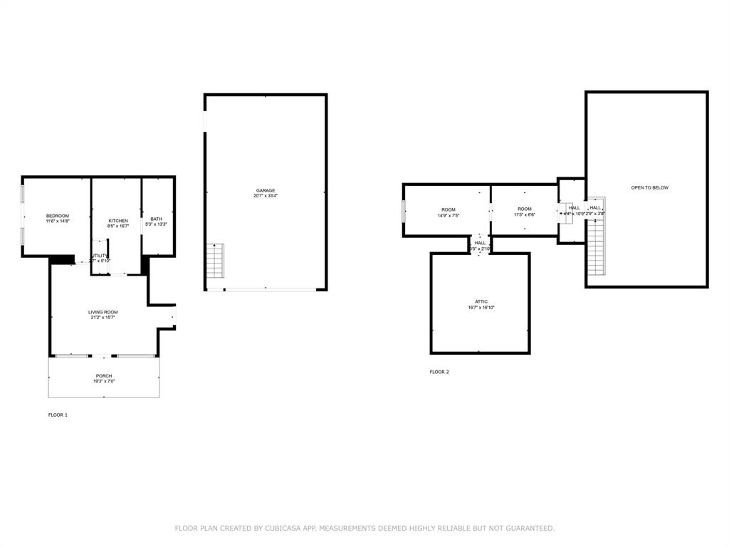 Floor plan / room layout
