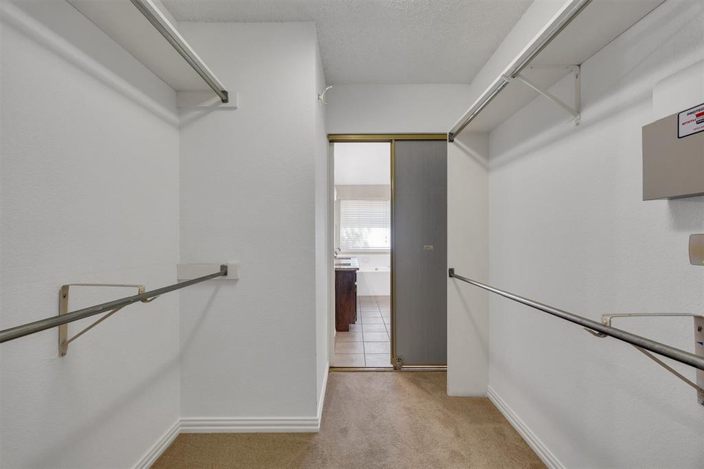 Fabulous walk-in closet.