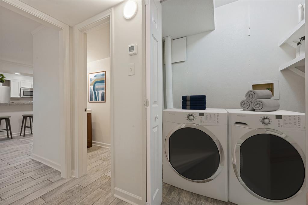 Full Side x Side Laundry at The Arrangement Condos