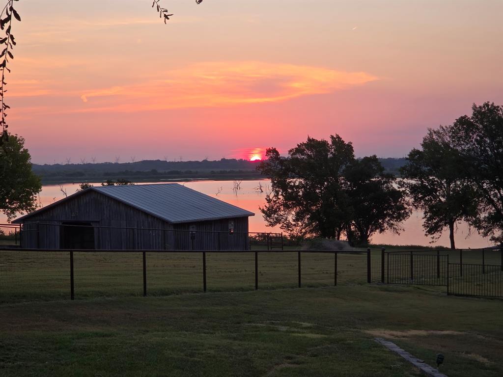 Sunrise and then  just imagine a full moon  rising in the evening.  rising.