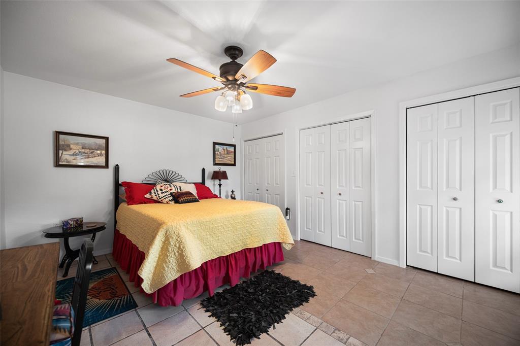 Bedroom with big storage closet in guest guarters