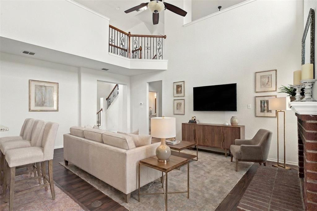 Virtually Staged Family Room