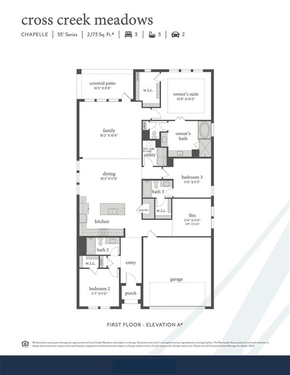 Featuring luxurious single story living with ample space for the family, our Chapelle plan is your dream home come to life!