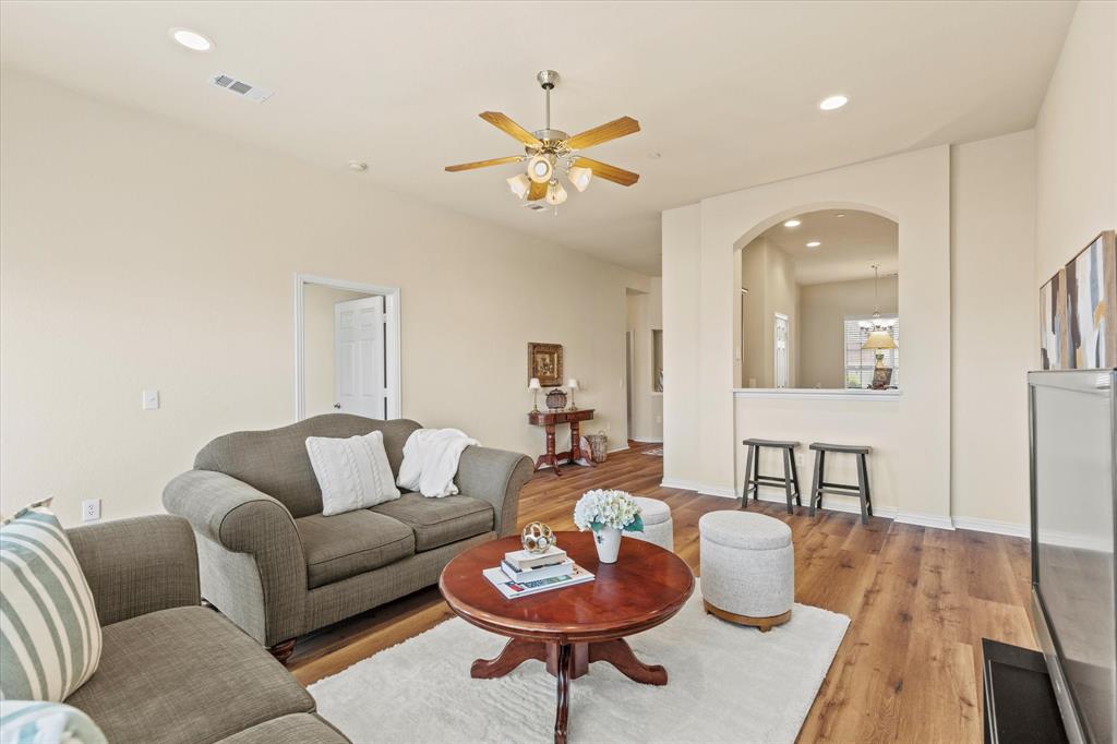 Another photo of the living area