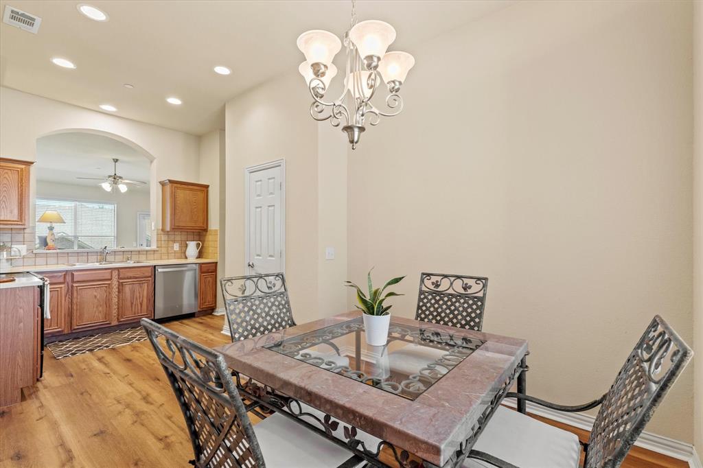 Breakfast area in the Kitchen