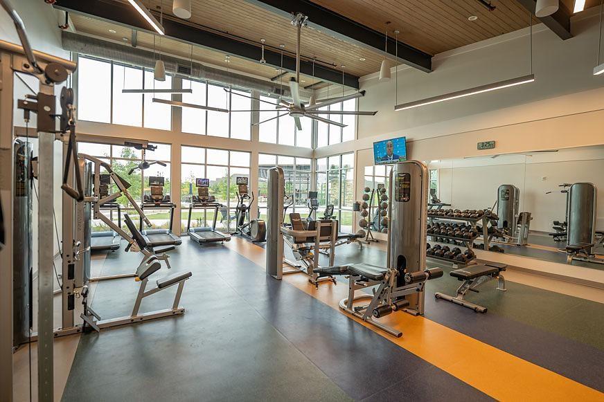 Trinity Falls photo from their website showing one of the many amenities, trails, pools, gym and parks.