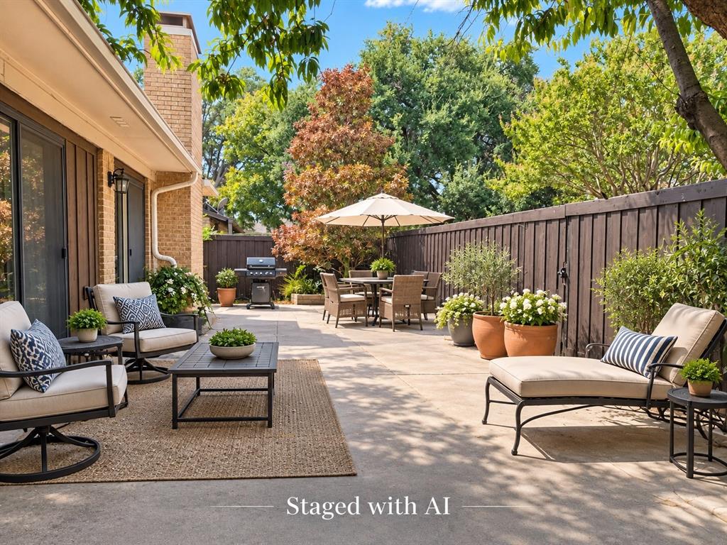 Patio  - Staged with AI