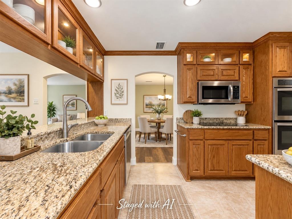 Kitchen - Staged with AI Kitchen - Staged with AI
