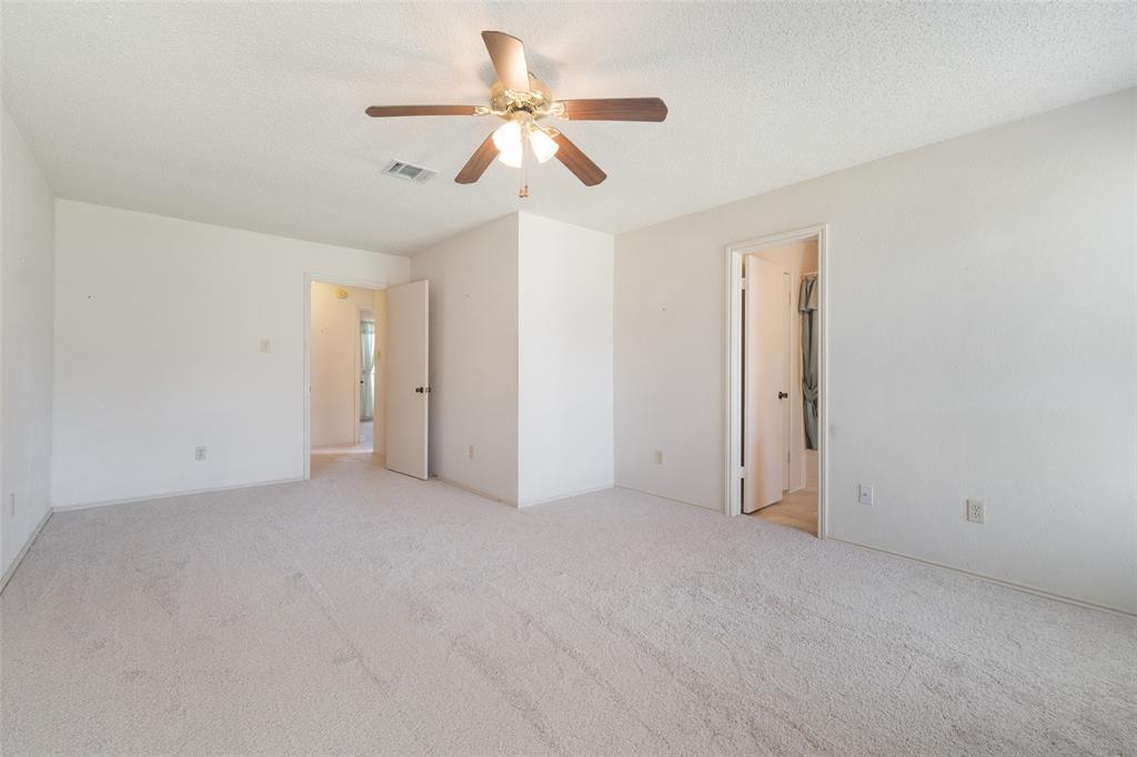 Owners retreat looking towards hall entry. Sitting area is directly ahead.