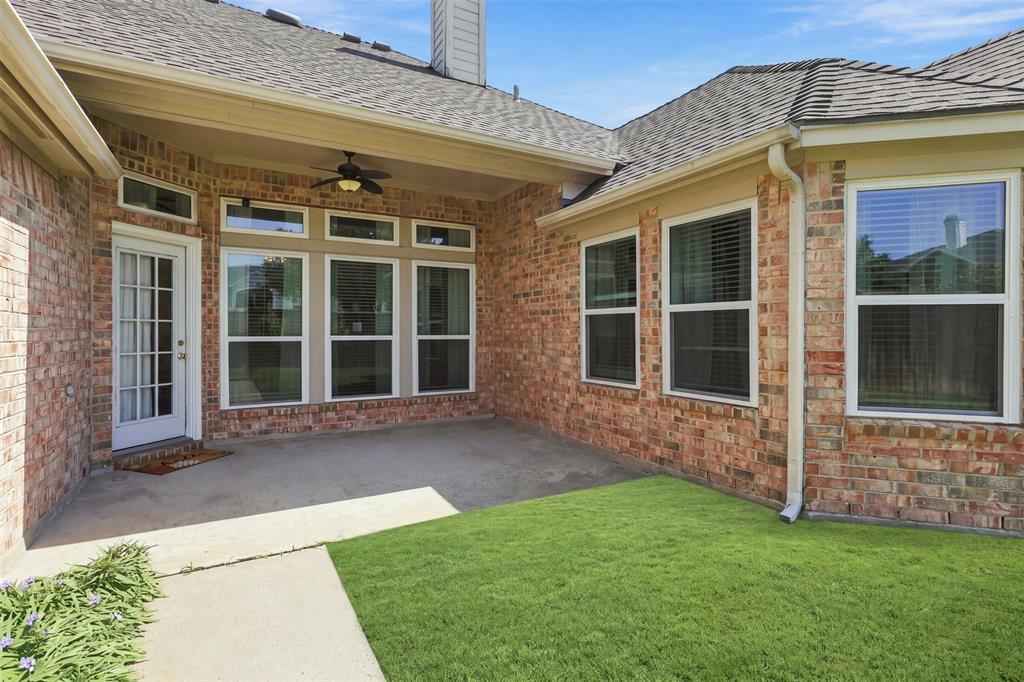 Large covered patio is perfect for relaxing after a long day!