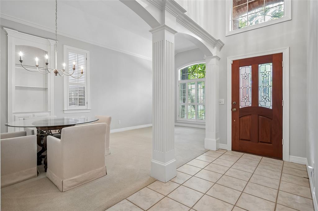 Entryway, Living and dining