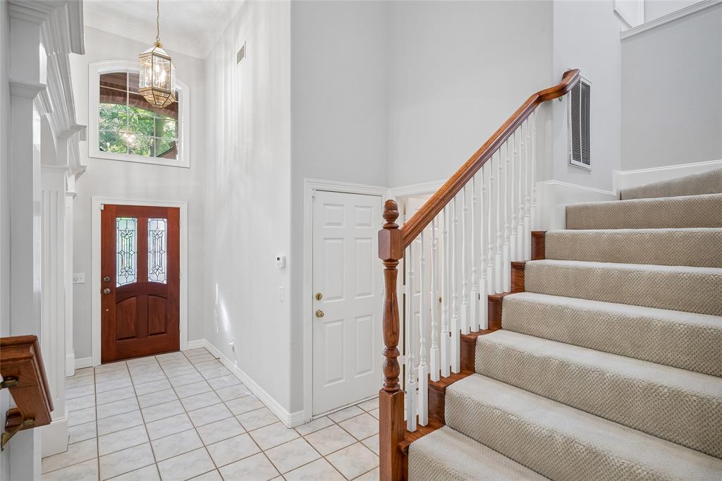 Stairs off of entry way