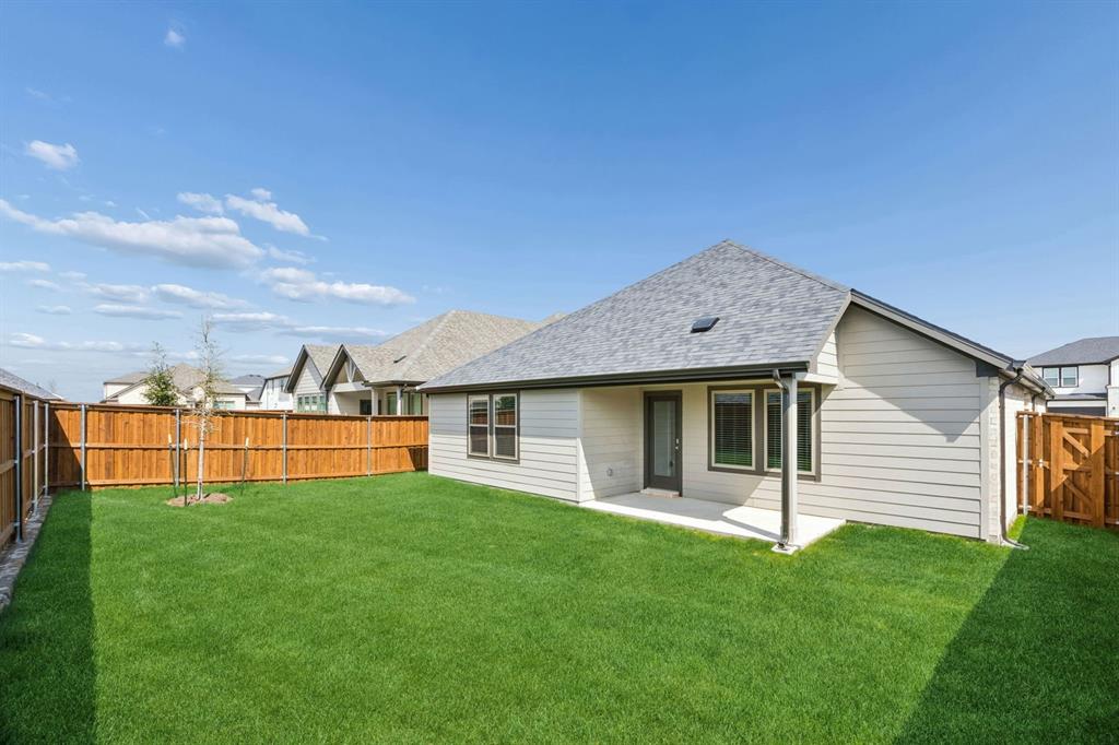 Patio in the Oscar home plan by Trophy Signature Homes – REPRESENTATIVE PHOTO