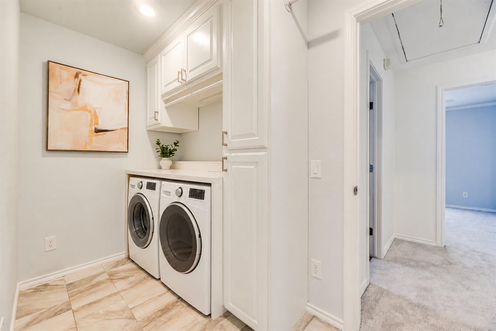 Laundry room on same floor as bedrooms... brilliant since that is where the laundry will be!