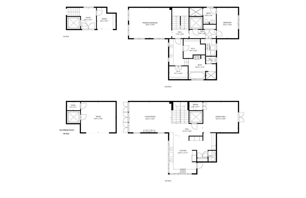 Main house all floors