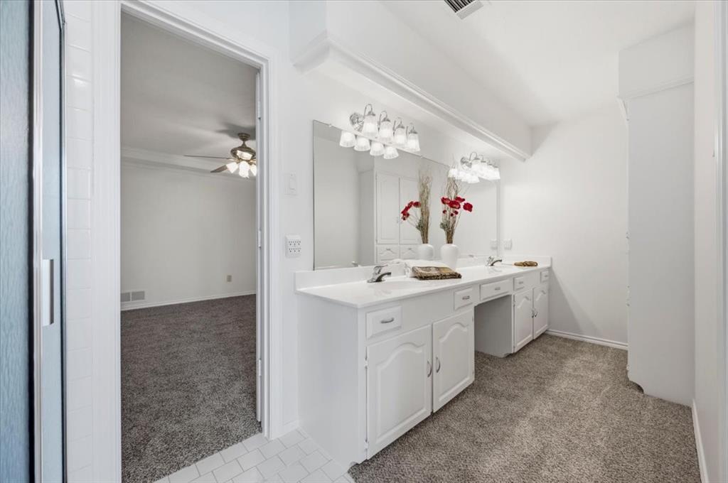 Bedroom on East side of the home  - separate tub and walk in shower