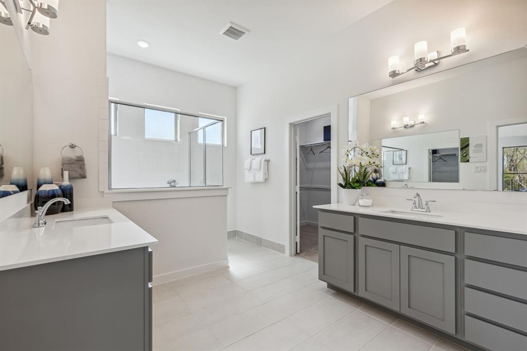 Primary Bathroom in the Van Gogh II home plan by Trophy Signature Homes – REPRESENTATIVE PHOTO