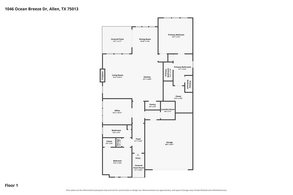 1046 Ocean Breeze Drive, Allen, TX 75013