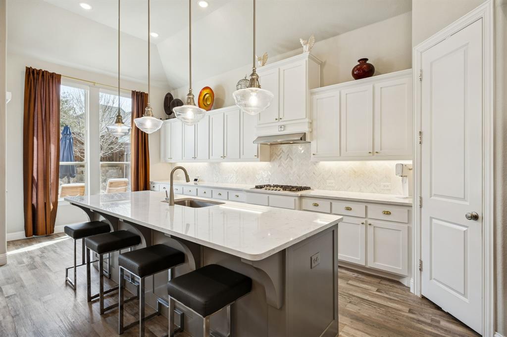 kitchen with lots of cabinet space and stainless steel appliances