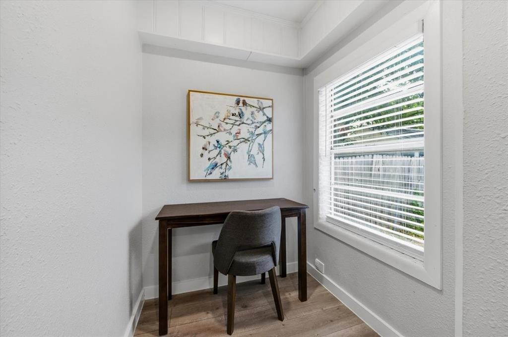space for office in primary bedroom