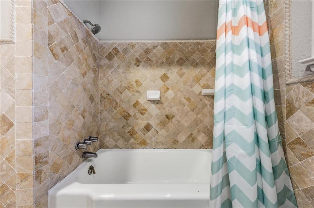 bathroom in hall