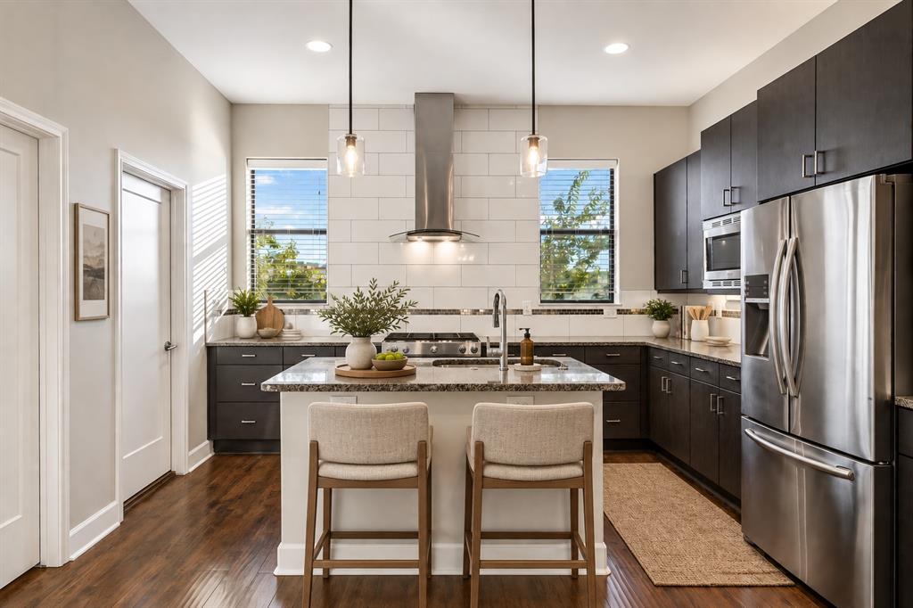 Kitchen virtually staged