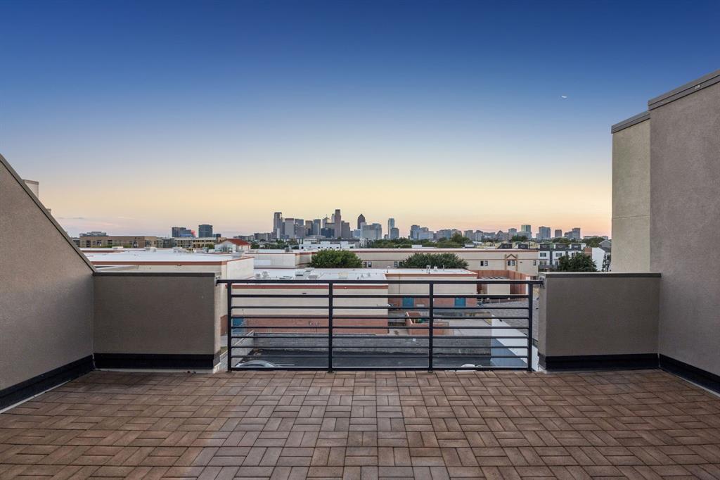 Rooftop patio