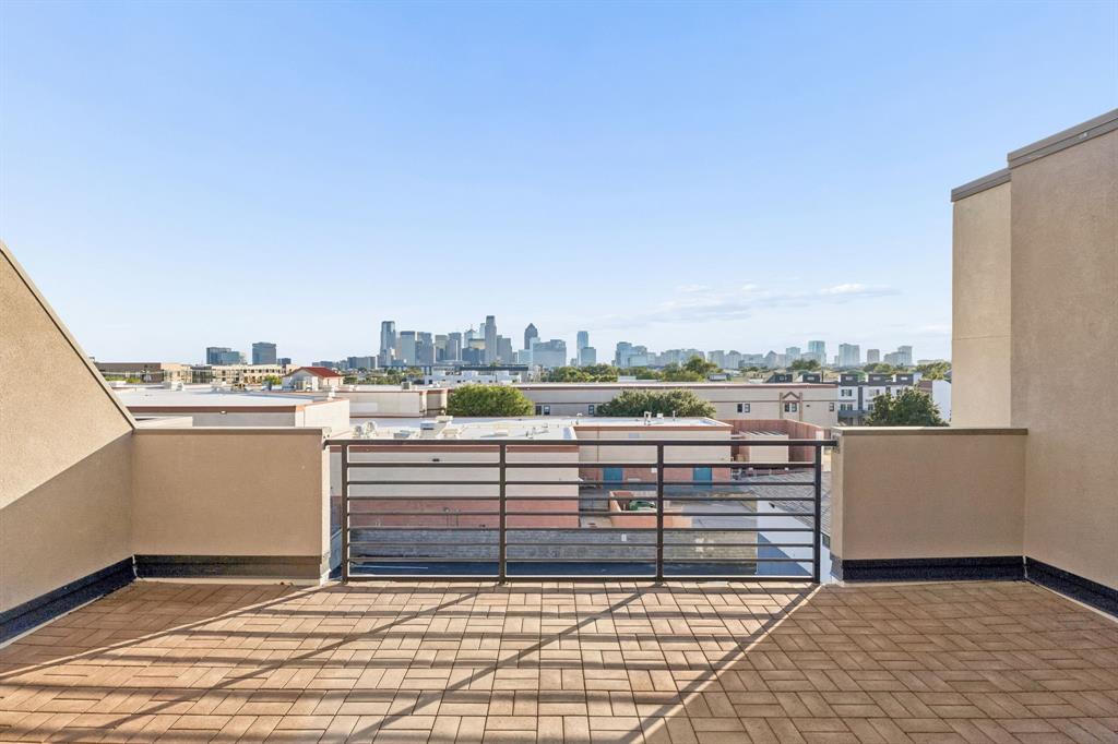 Rooftop patio