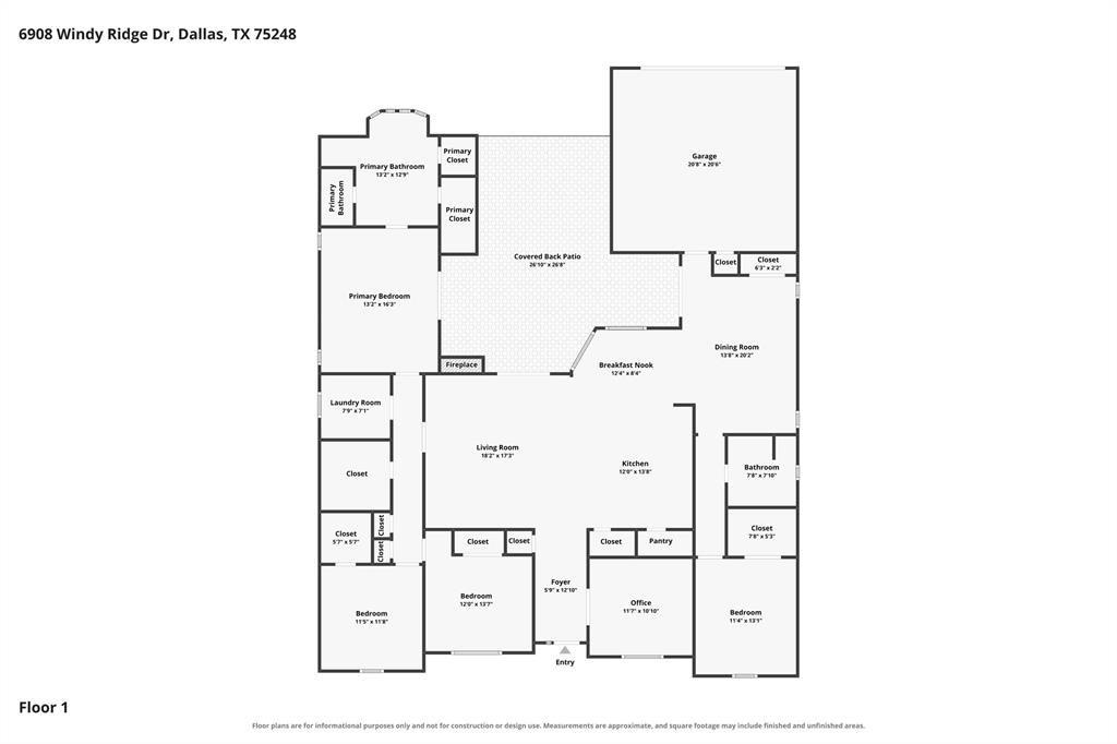6908 Windy Ridge Drive, Dallas, TX 75248