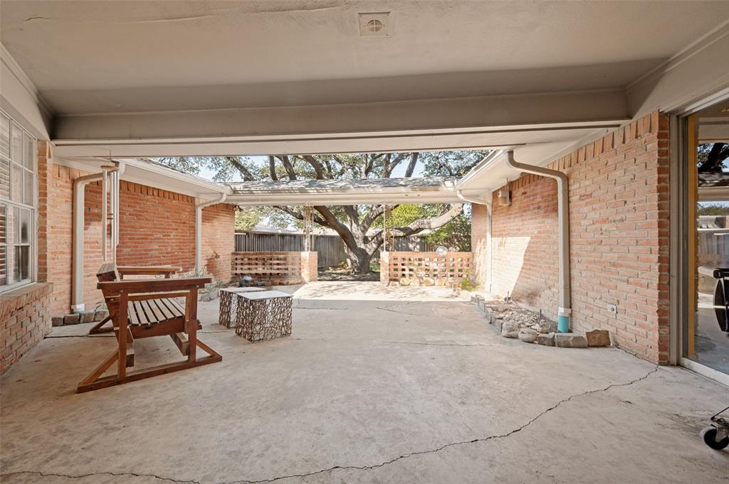 Back patio