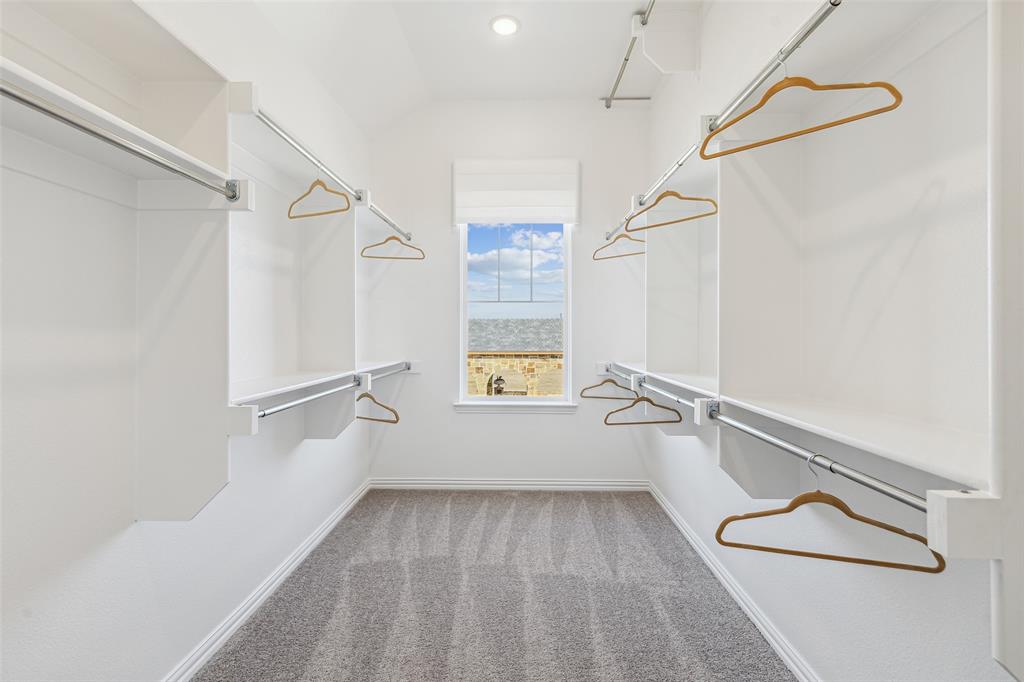 With seasonal hanging racks and plenty of room, there'll be no fighting over closet space in this outstanding home.