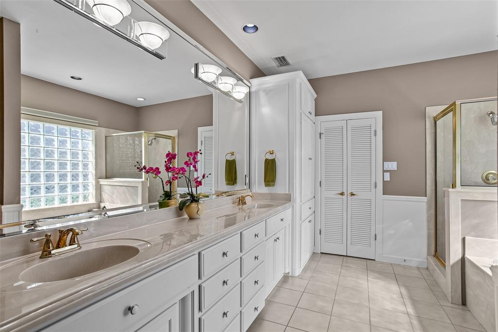 Primary bathroom.