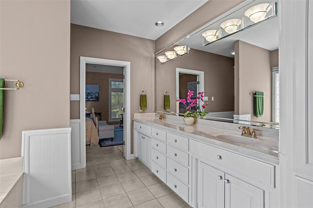 Primary bathroom.