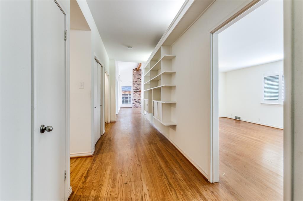 This photo was taken with back to the front door looking down hallway; LR and DR to the right. This photo was taken with back to the front door looking down hallway; LR and DR to the right.