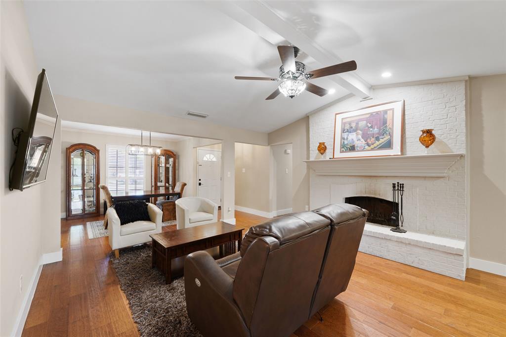 Living Room with Fireplace