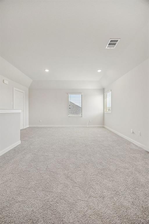 Game Room in the Stanley II home plan by Trophy Signature Homes – REPRESENTATIVE PHOTO
