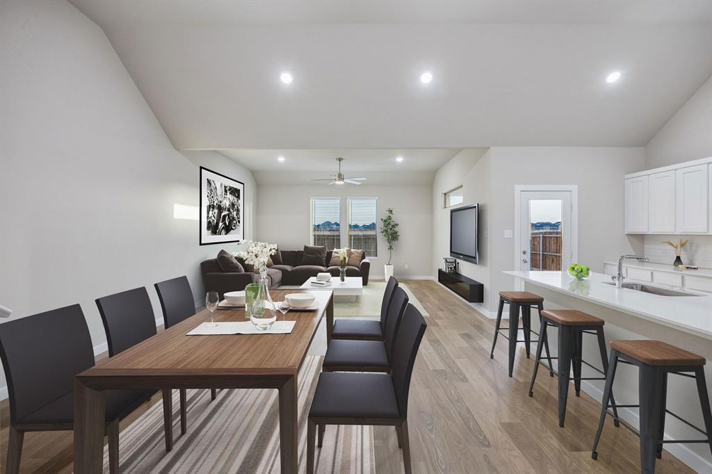 Open First Floor in the Wimbledon home plan by Trophy Signature Homes – REPRESENTATIVE PHOTO