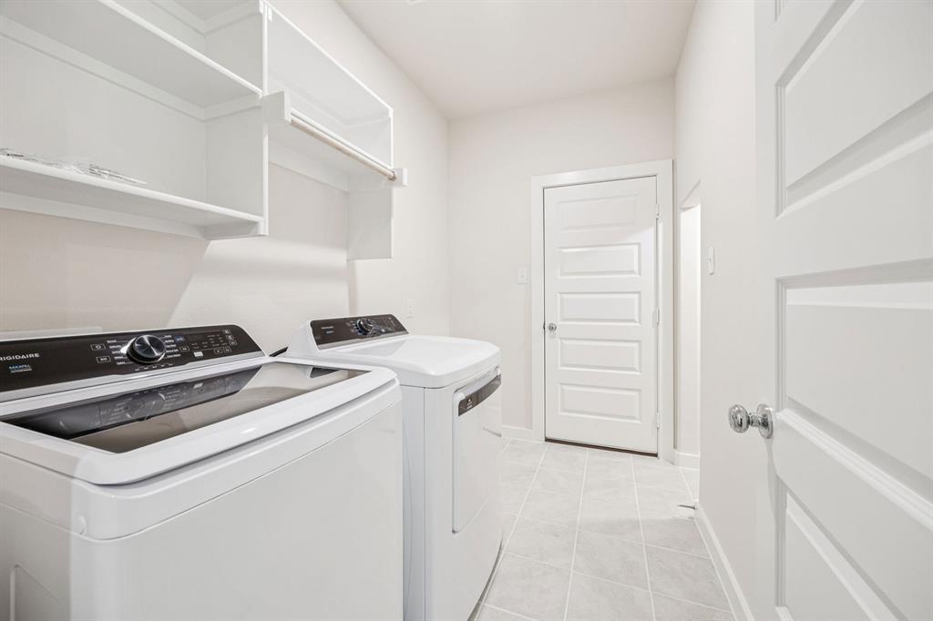 Utility Room in the Claret home plan by Trophy Signature Homes – REPRESENTATIVE PHOTO