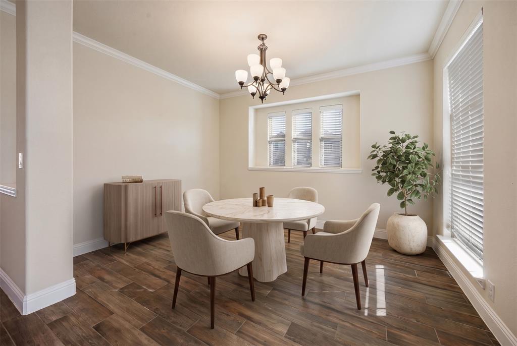 Virtually Staged Formal Dining/Living