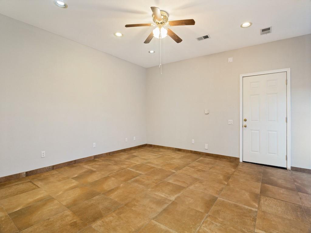 This room has it's own private entrance into the home.