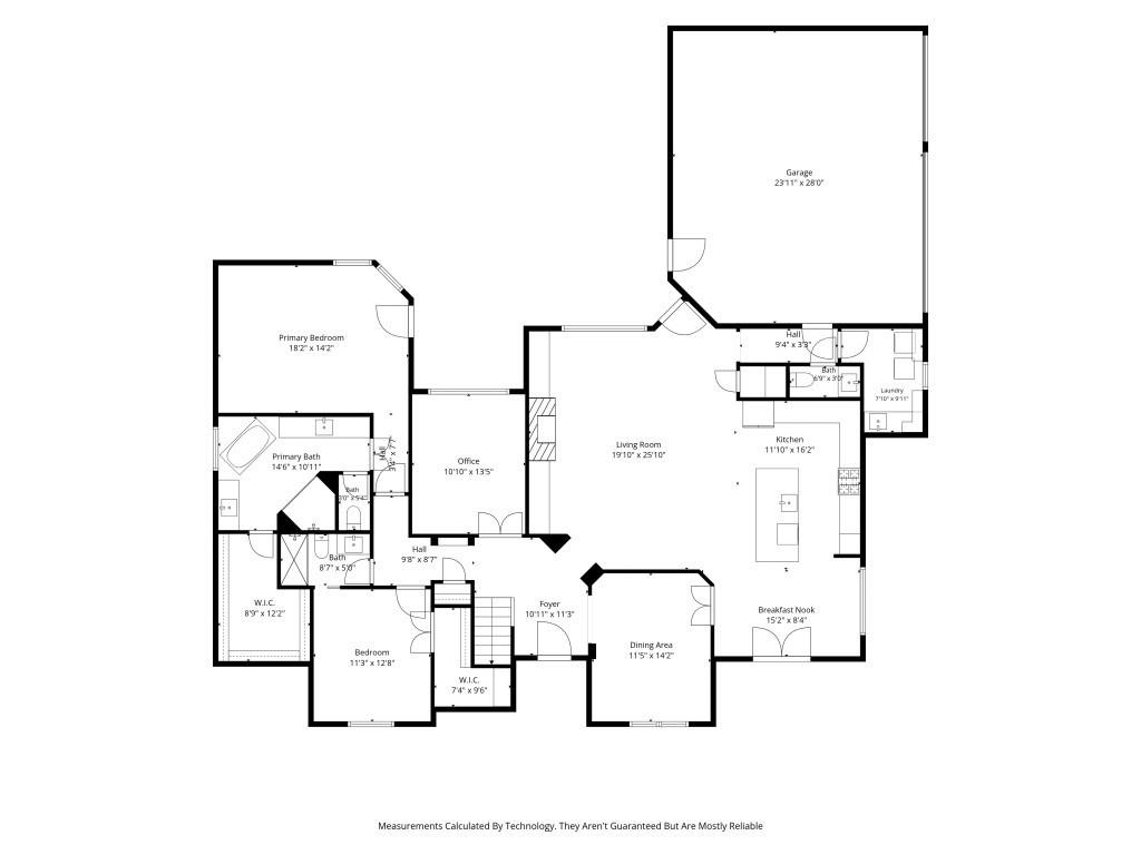 First floor plan.